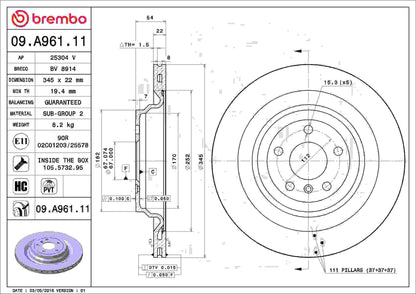Brembo Disc Brake Rotor