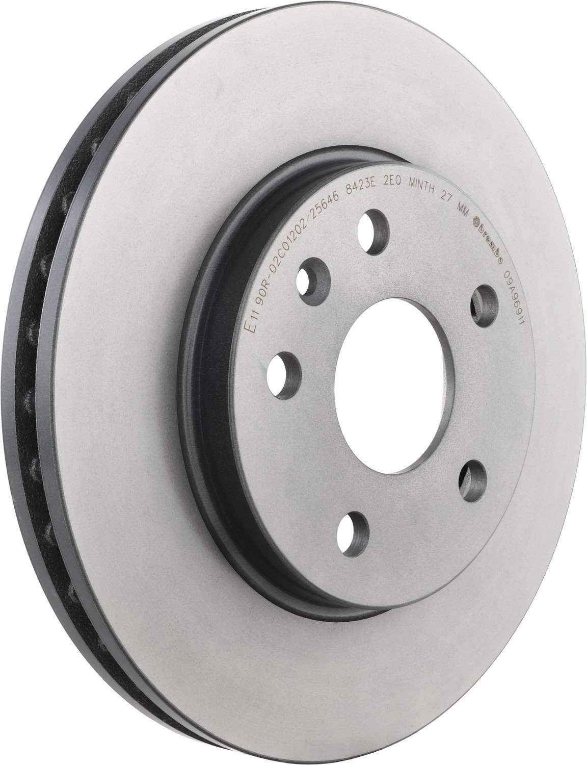 Brembo OE Brembo 12-16 Buick LaCrosse/10-11 Saab 9-5 Front Premium UV Coated OE Equivalent Rotor 09.A969.11