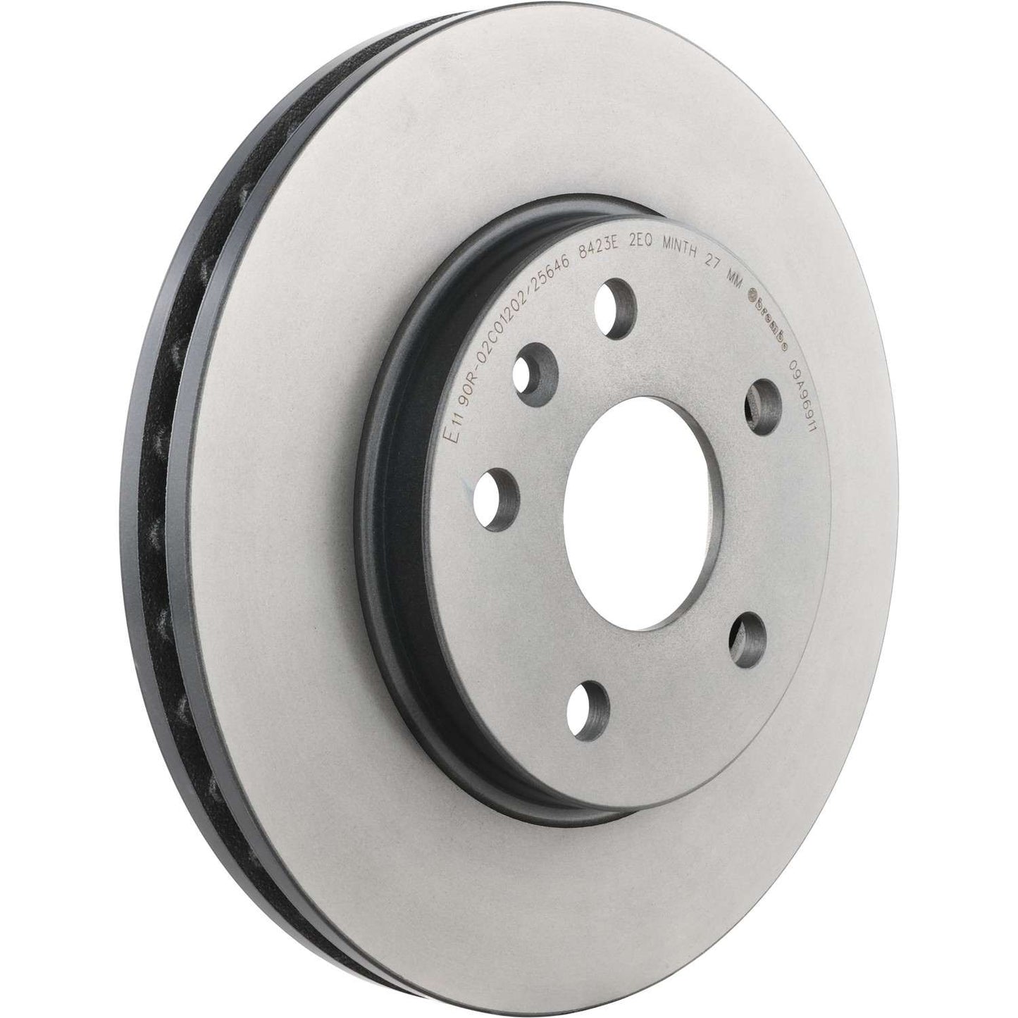 Brembo OE Brembo 12-16 Buick LaCrosse/10-11 Saab 9-5 Front Premium UV Coated OE Equivalent Rotor 09.A969.11