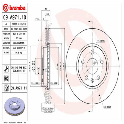 Brembo Disc Brake Rotor