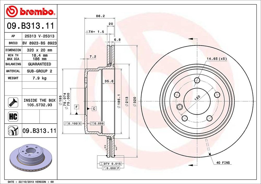 Brembo 09B31311