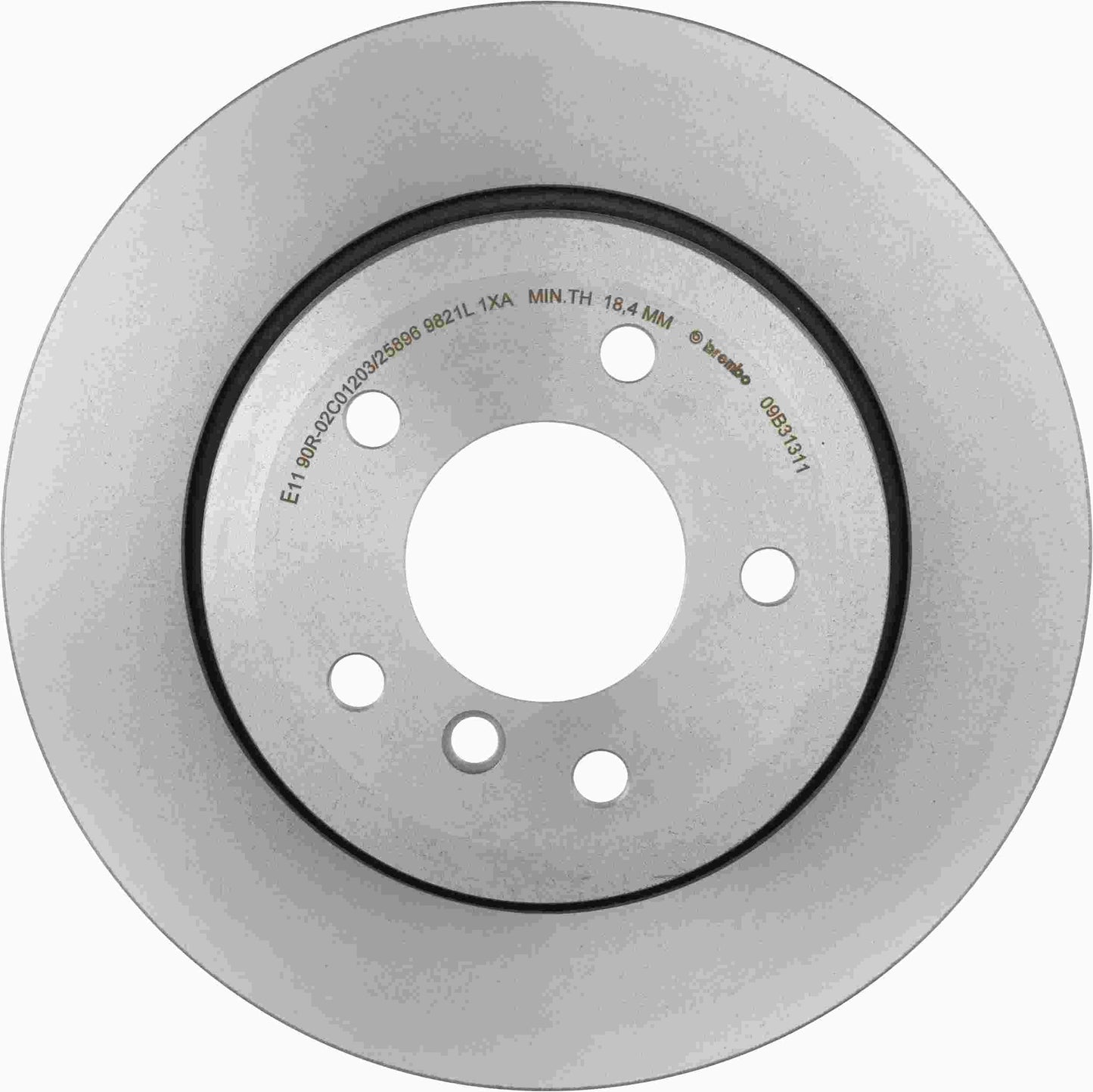 Brembo OE Brembo 06-07 BMW 525xi/2010 528i/09-10 528i xDrive Rear Premium UV Coated OE Equivalent Rotor 09.B313.11