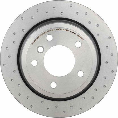 Brembo OE Brembo 2006 BMW 325xi/07-13 328i/09-13 328i xDrive Rear Premium Xtra Cross Drilled UV Coated Rotor 09.B338.2X
