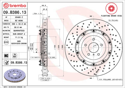 Brembo Disc Brake Rotor