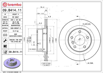Brembo Disc Brake Rotor