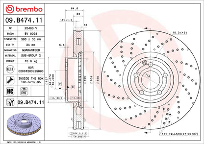 Brembo Disc Brake Rotor