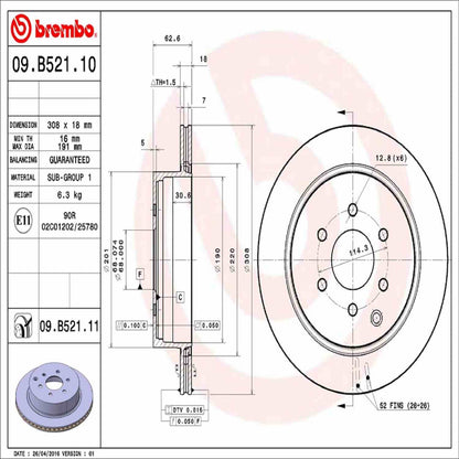 Brembo Disc Brake Rotor
