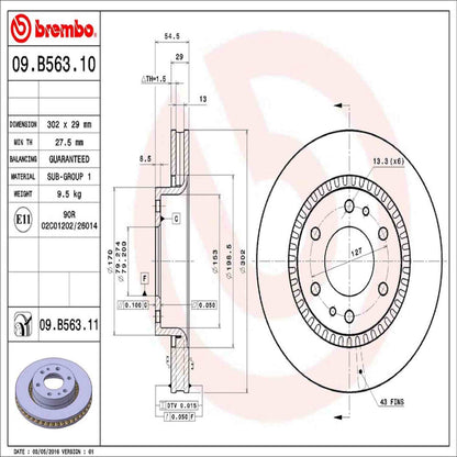 Brembo Disc Brake Rotor
