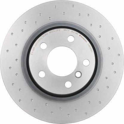 Brembo OE Brembo 11-17 BMW X3/15-18 X4 Rear Premium Xtra Cross Drilled UV Coated Rotor 09.B569.1X
