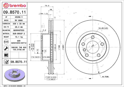 Brembo Disc Brake Rotor