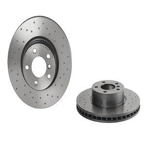 Brembo OE Brembo 11-17 BMW X3/15-18 X4 Front Premium Xtra Cross Drilled UV Coated Rotor 09.B570.1X