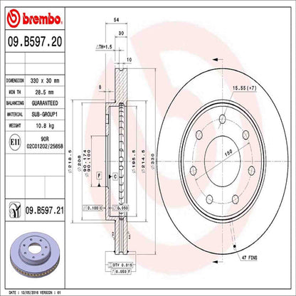 Brembo Disc Brake Rotor
