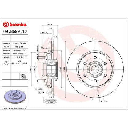 Brembo Disc Brake Rotor