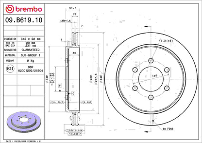 Brembo Disc Brake Rotor