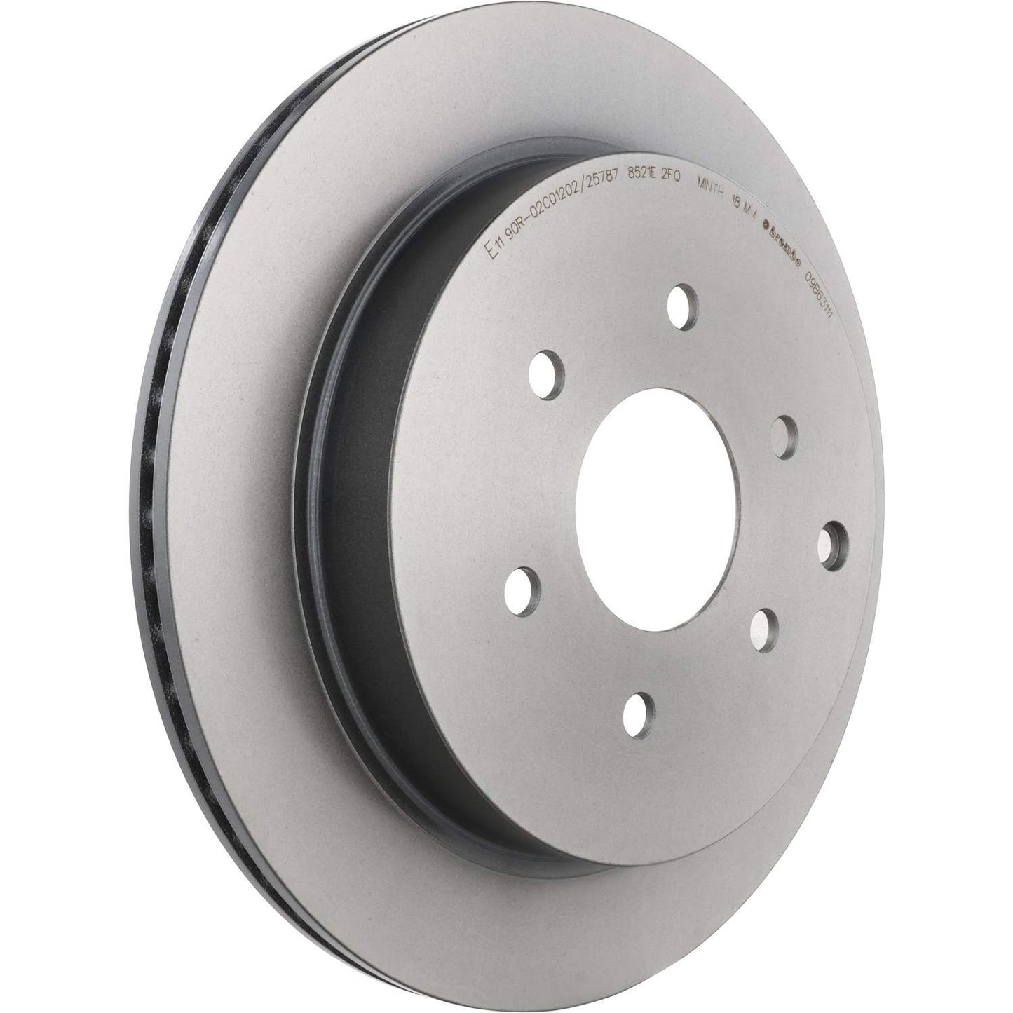 Brembo OE Brembo 11-13 Infiniti QX56/14-19 QX80/17-19 Nissan Armada Rear Premium UV Coated OE Equivalent Rotor 09.B631.11