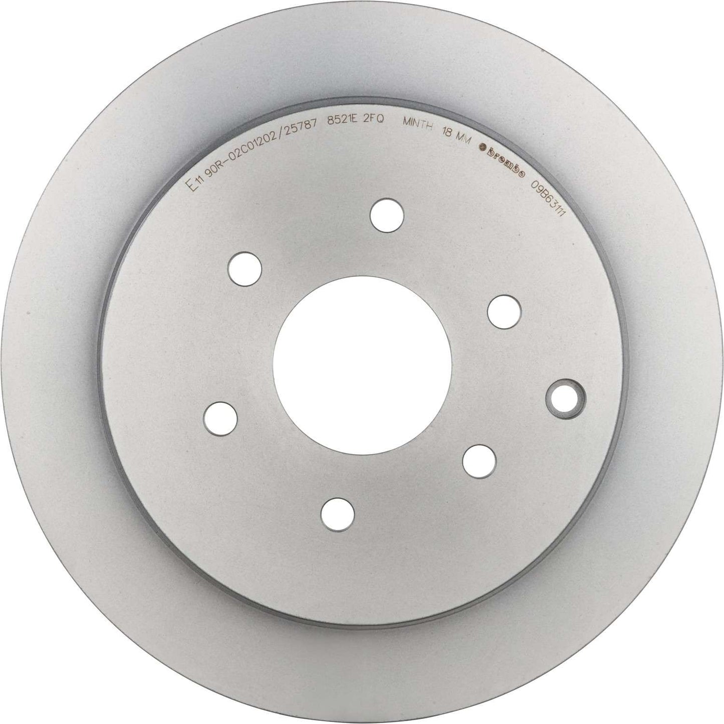 Brembo OE Brembo 11-13 Infiniti QX56/14-19 QX80/17-19 Nissan Armada Rear Premium UV Coated OE Equivalent Rotor 09.B631.11