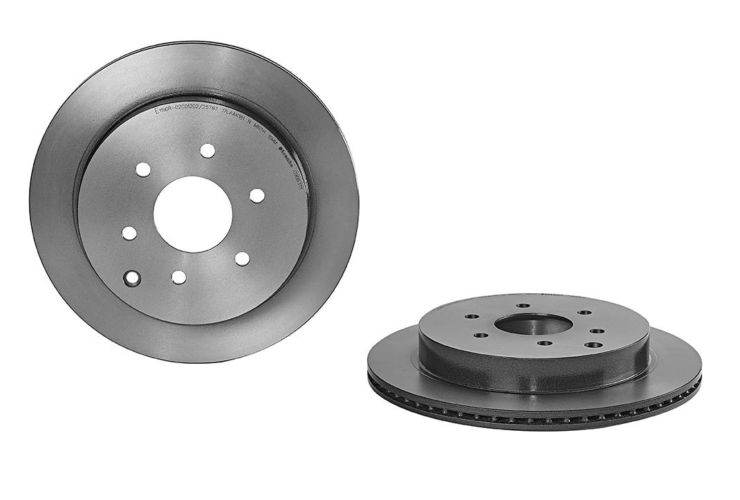 Brembo OE Brembo 11-13 Infiniti QX56/14-19 QX80/17-19 Nissan Armada Rear Premium UV Coated OE Equivalent Rotor 09.B631.11