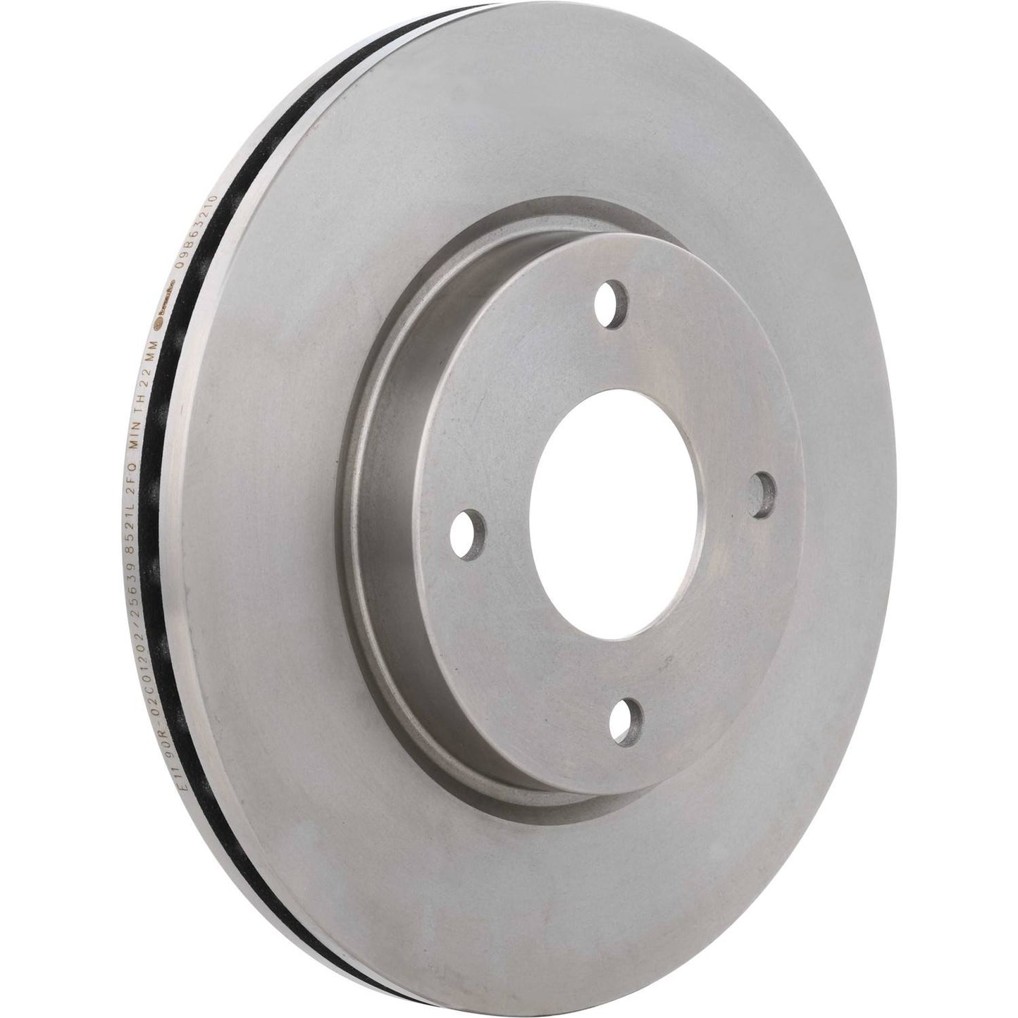 Brembo OE Brembo 09-12 Nissan Cube/07-12 Sentra/07-10 Versa/2012 Versa Front Premium OE Equivalent Rotor 09.B632.10