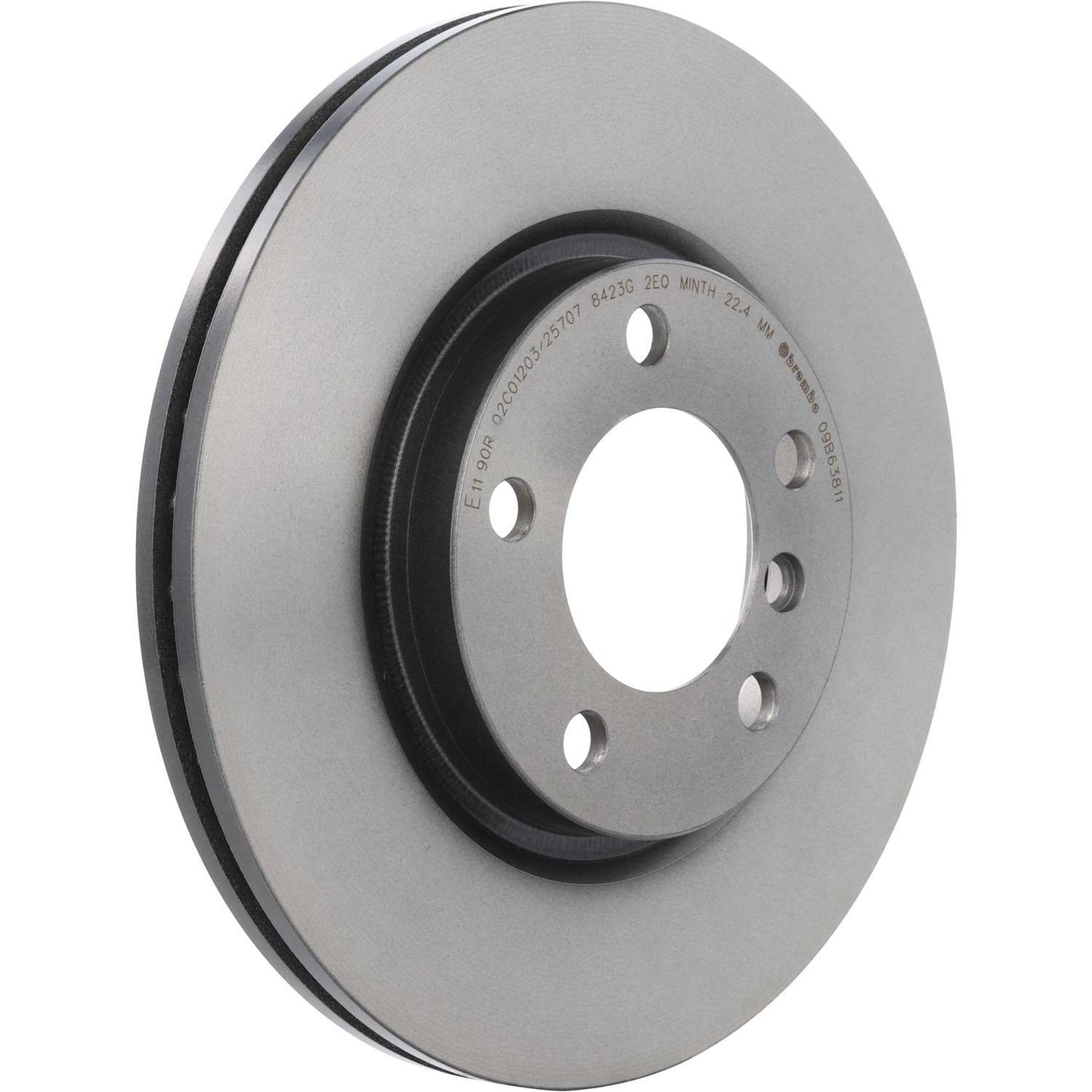 Brembo OE Brembo 11-16 Mini Cooper Countryman Front Premium UV Coated OE Equivalent Rotor 09.B638.11