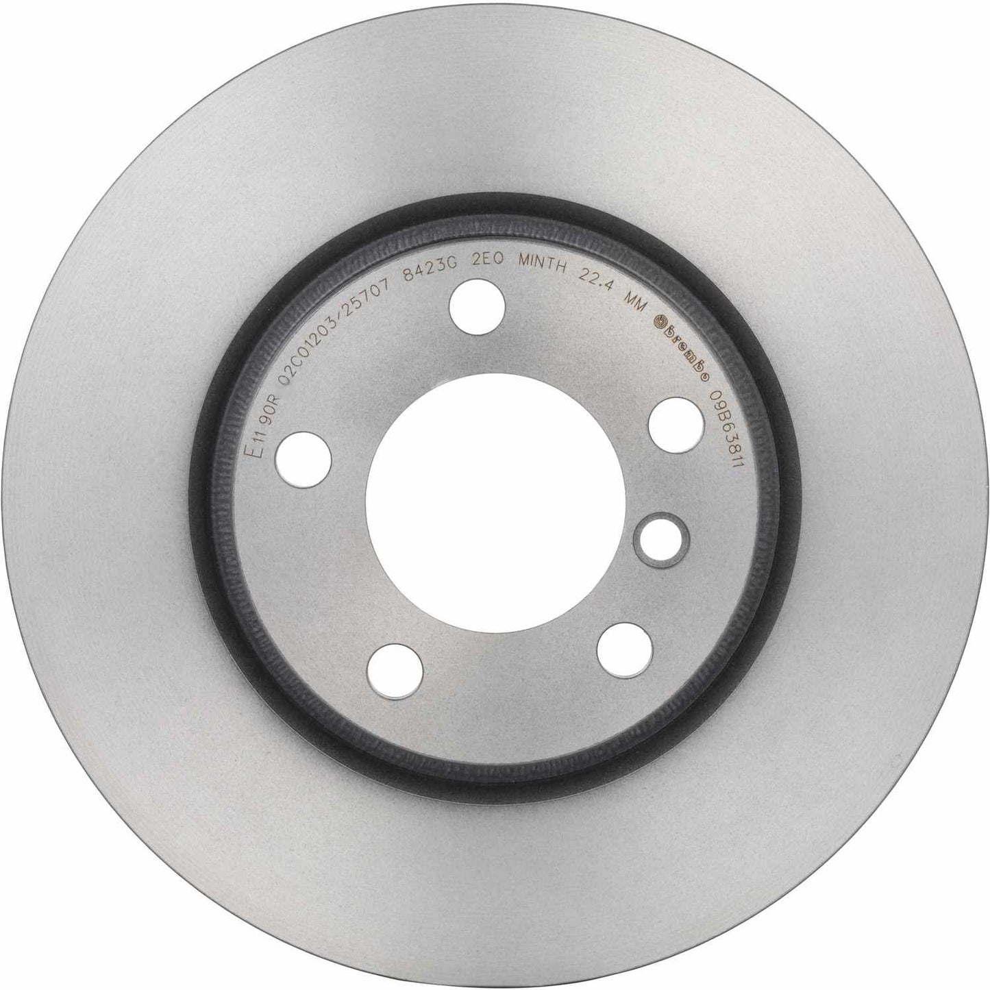 Brembo OE Brembo 11-16 Mini Cooper Countryman Front Premium UV Coated OE Equivalent Rotor 09.B638.11