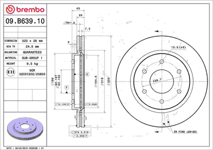 Brembo Disc Brake Rotor