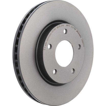 Brembo OE Brembo 08-11 Mitsubishi Lancer Front Premium UV Coated OE Equivalent Rotor 09.B647.11