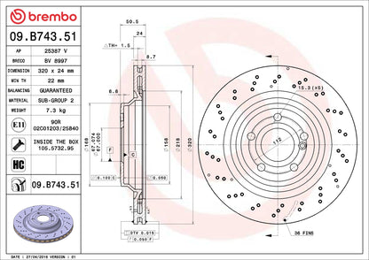 Brembo Disc Brake Rotor