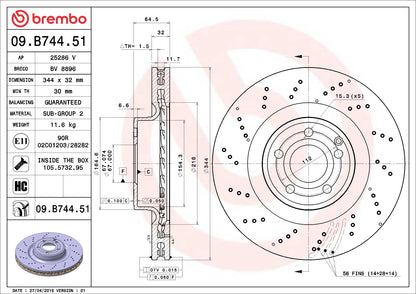 Brembo Disc Brake Rotor