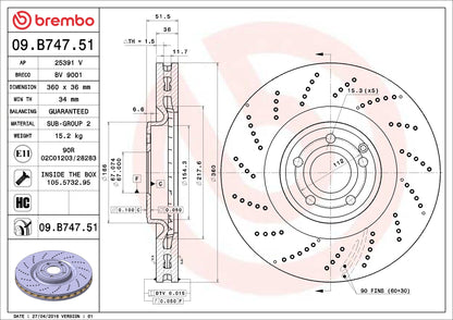 Brembo Disc Brake Rotor