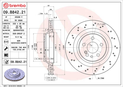 Brembo Disc Brake Rotor