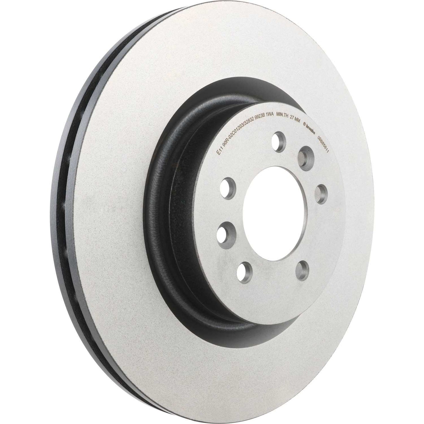 Brembo OE Brembo 2017 Discovery/14-17 Range Rover Front Premium UV Coated OE Equivalent Rotor 09.B858.11