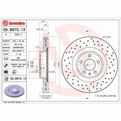 Brembo 09.B970.1X
