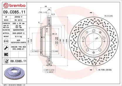 Brembo Disc Brake Rotor