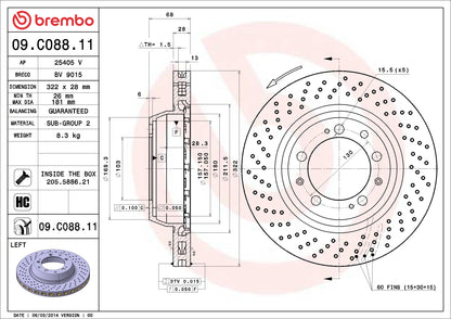 Brembo Disc Brake Rotor