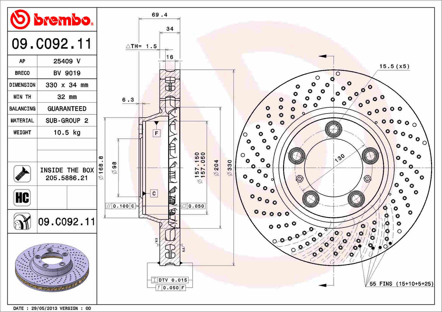 Brembo 09.C092.11