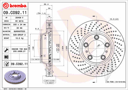 Brembo Disc Brake Rotor
