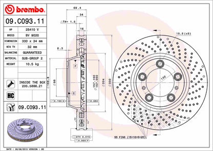 Brembo Disc Brake Rotor