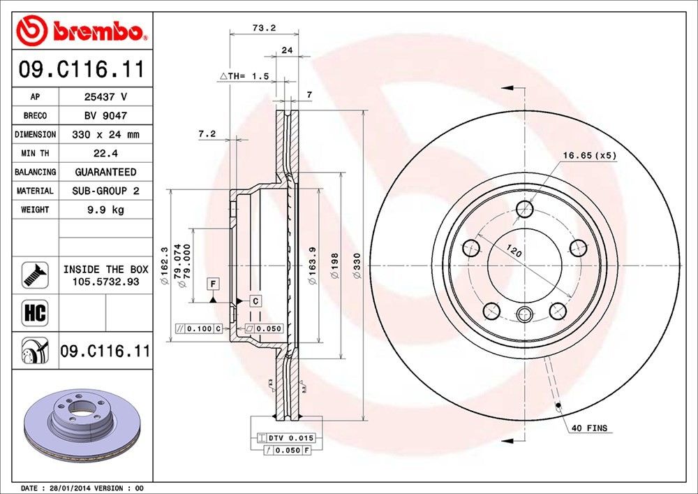 Brembo 09C11611