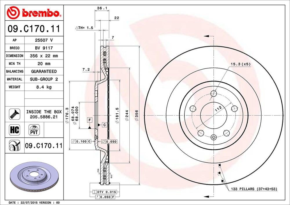 Brembo 09C17011