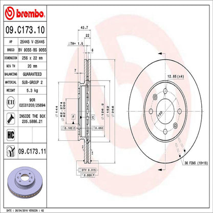 Brembo 09C17311