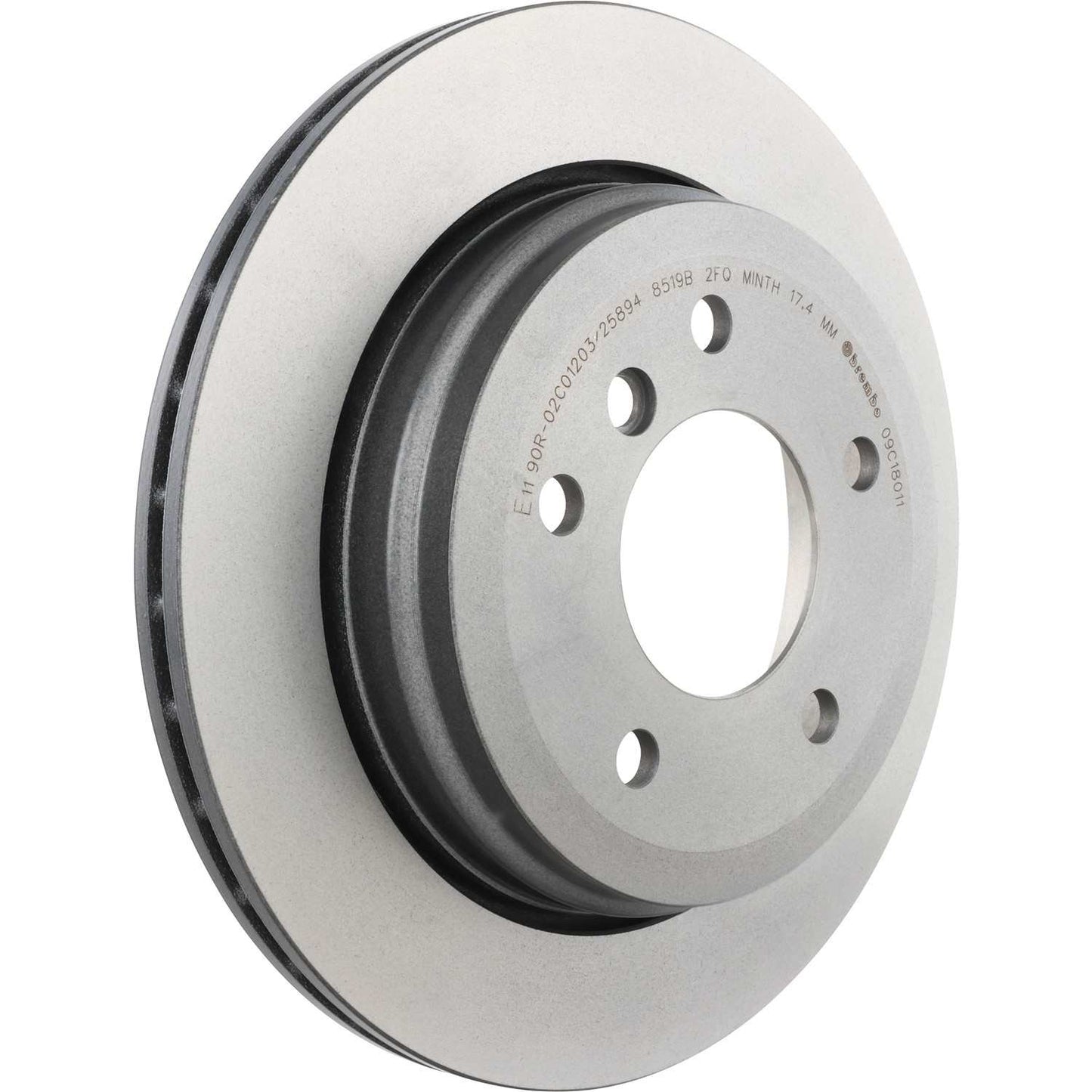 Brembo OE Brembo 01-05 BMW 325xi Rear Premium UV Coated OE Equivalent Rotor 09.C180.11