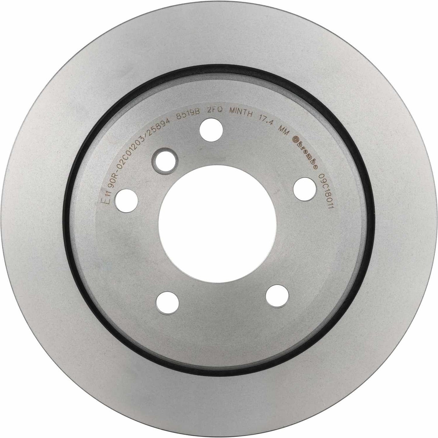 Brembo OE Brembo 01-05 BMW 325xi Rear Premium UV Coated OE Equivalent Rotor 09.C180.11