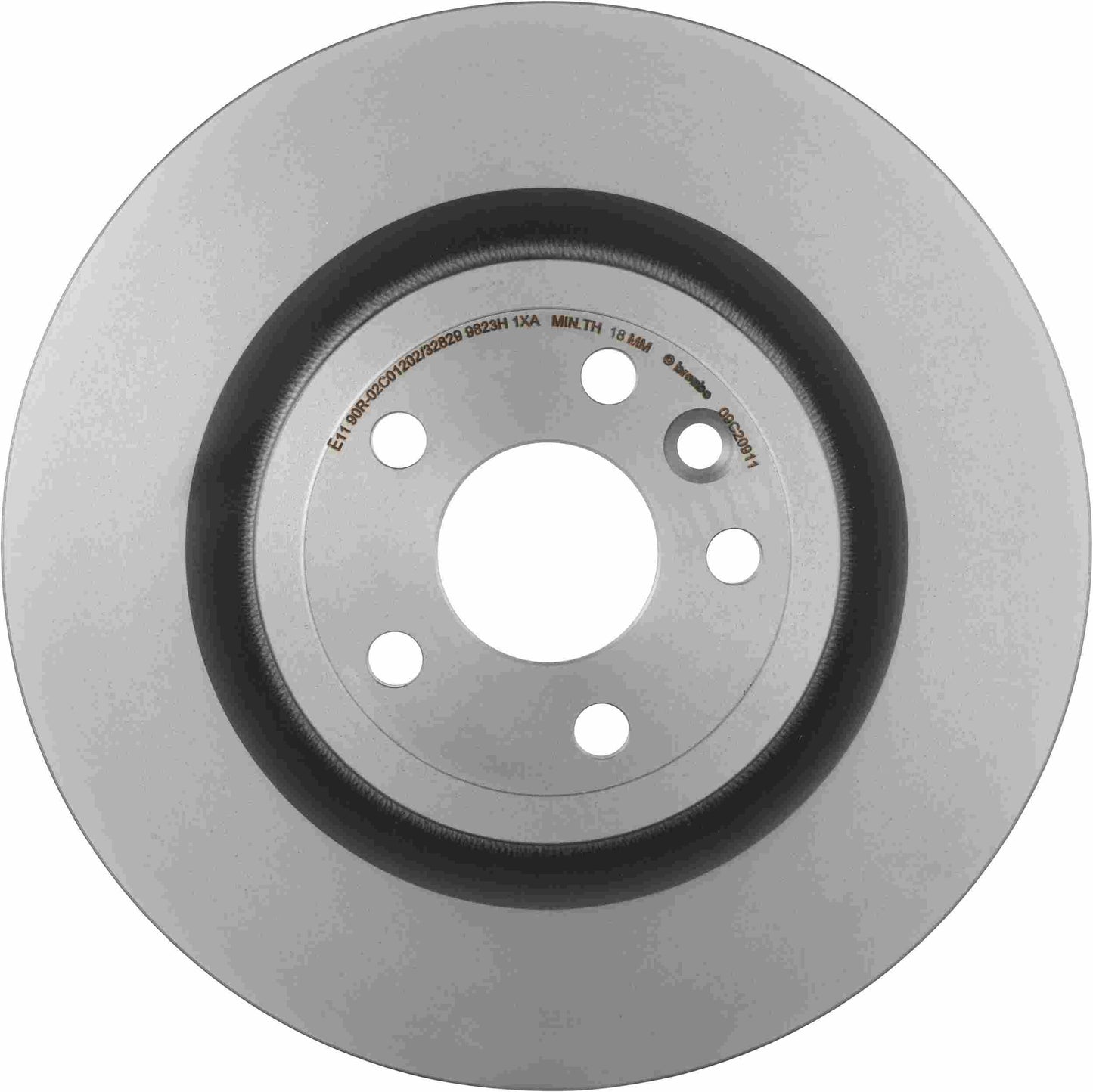 Brembo OE Brembo 17-20 Jaguar F-Pace/19-20 I-Pace Rear Premium UV Coated OE Equivalent Rotor 09.C209.11