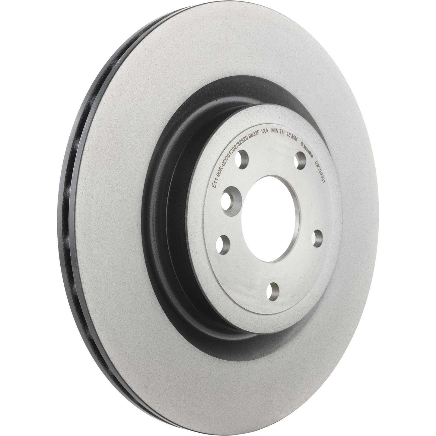 Brembo OE Brembo 17-20 Jaguar XE/16-19 XF Rear Premium UV Coated OE Equivalent Rotor 09.C209.21