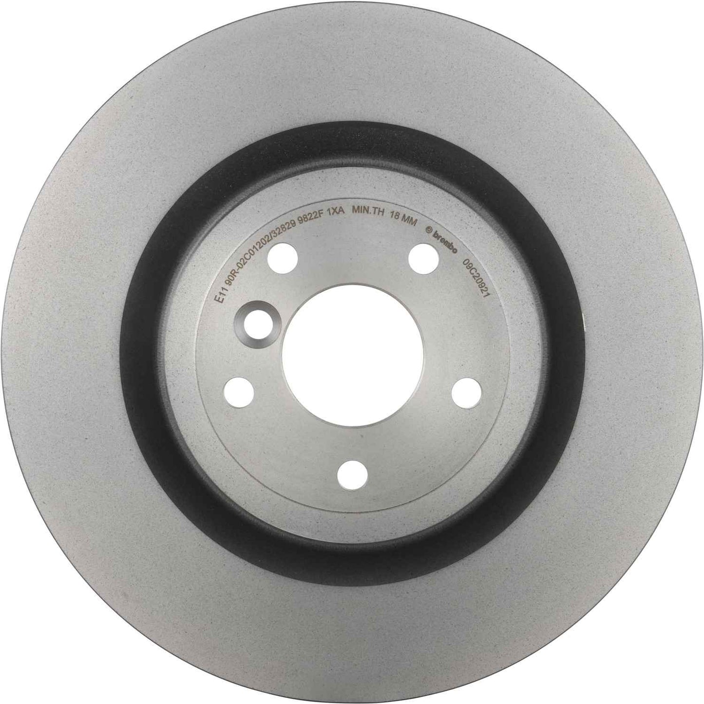 Brembo OE Brembo 17-20 Jaguar XE/16-19 XF Rear Premium UV Coated OE Equivalent Rotor 09.C209.21