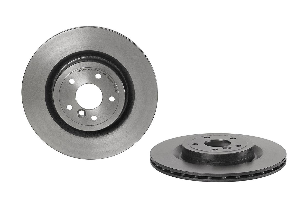 Brembo OE Brembo 17-20 Jaguar XE/16-19 XF Rear Premium UV Coated OE Equivalent Rotor 09.C209.21