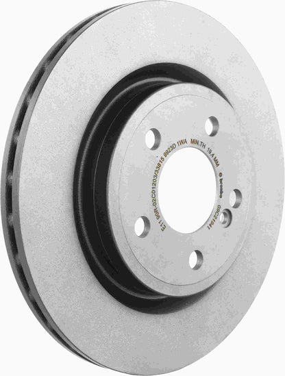 Brembo OE Brembo 14-18 Mercedes-Benz CLA250 Rear Premium UV Coated OE Equivalent Rotor 09.C219.41