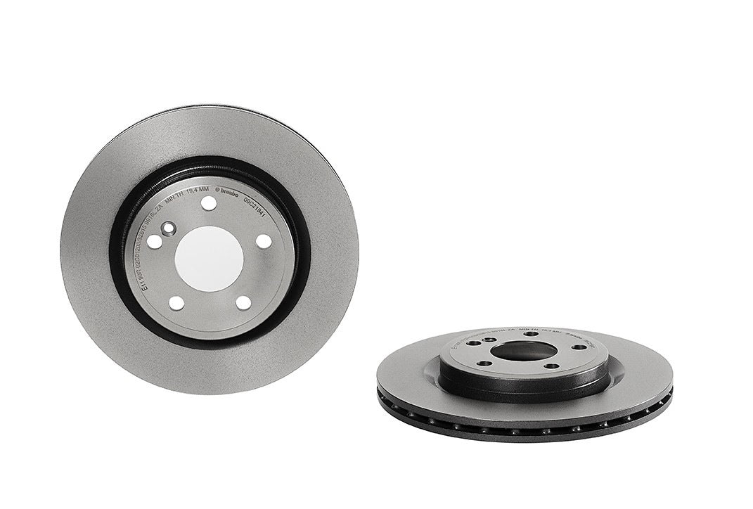 Brembo OE Brembo 14-18 Mercedes-Benz CLA250 Rear Premium UV Coated OE Equivalent Rotor 09.C219.41