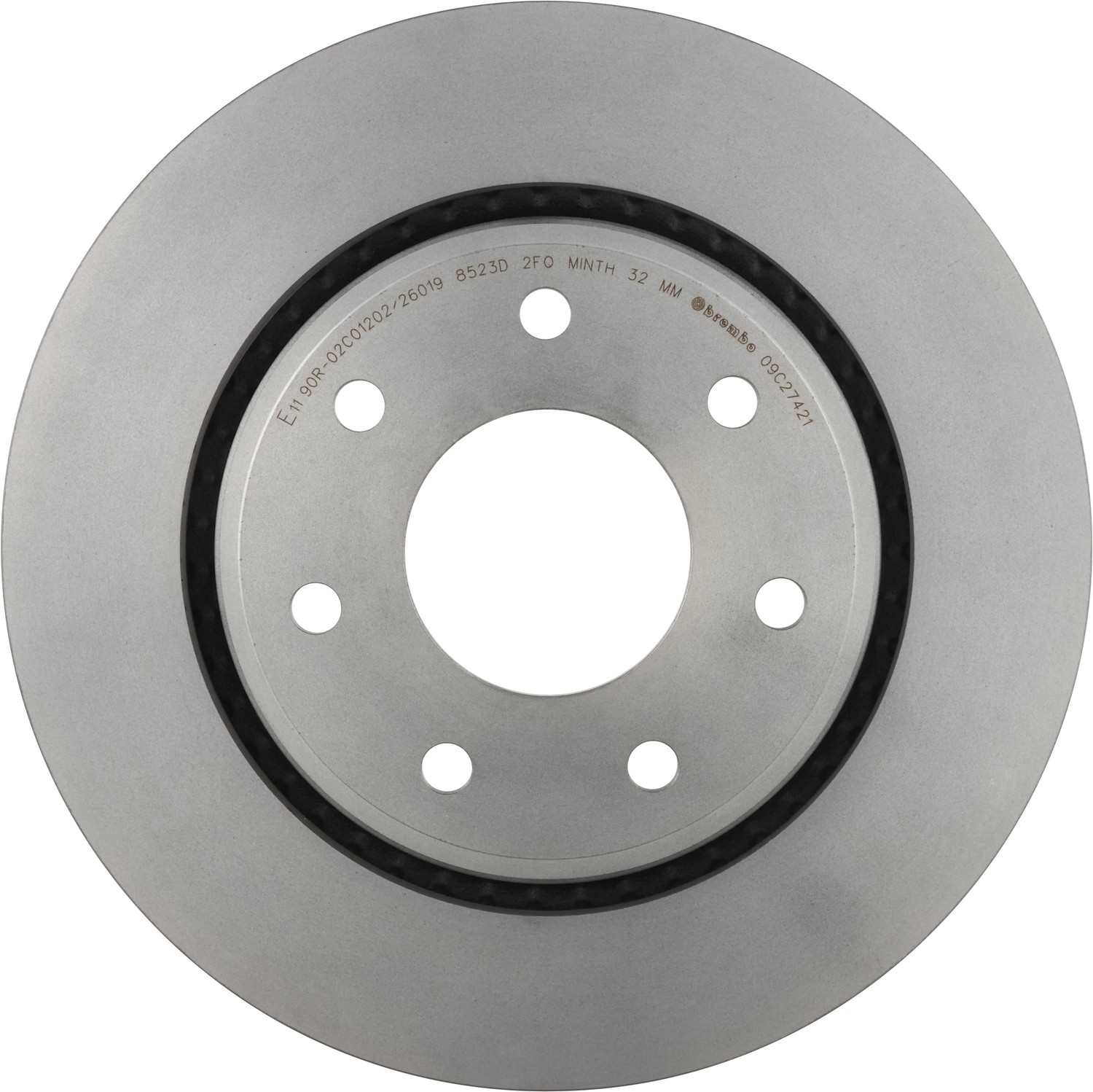 Brembo OE Brembo 10-14 Ford F-150 Front Premium UV Coated OE Equivalent Rotor 09.C274.21