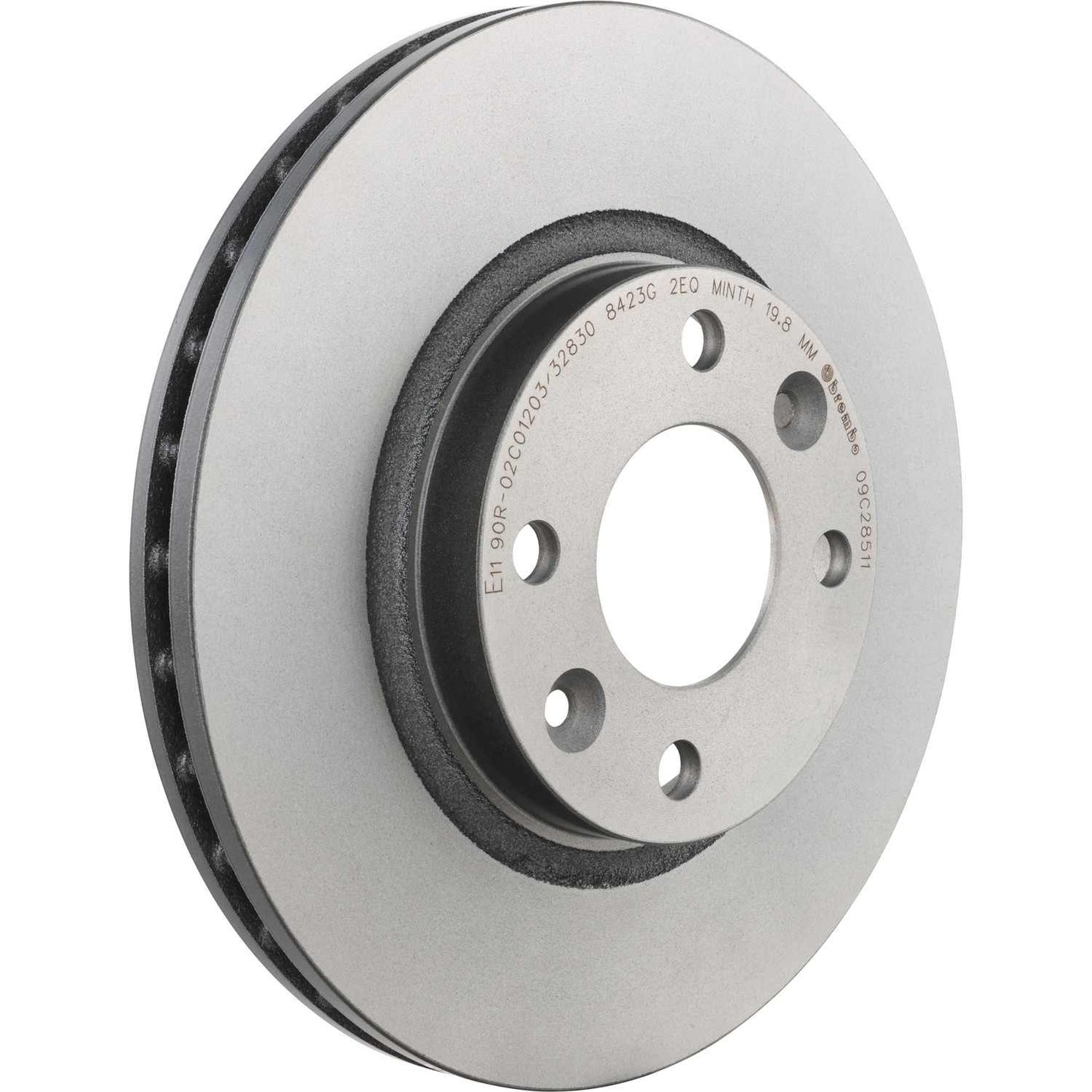 Brembo OE Brembo 20119 Smart EQ fortwo/16-18 Fortwo Front Premium UV Coated OE Equivalent Rotor 09.C285.11
